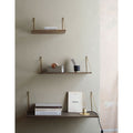 Thumbnail photo of SINGLE SHELF | DARK OAK / BLACK | D20 / W40