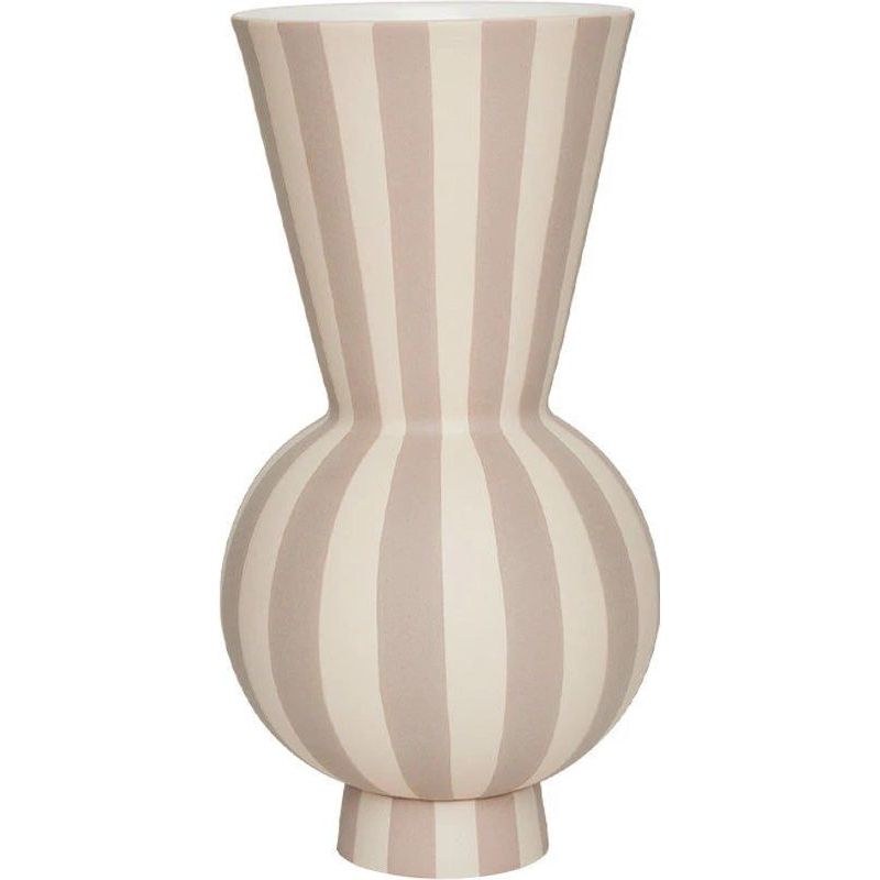 Toppu Vase Rund Ler - L301174