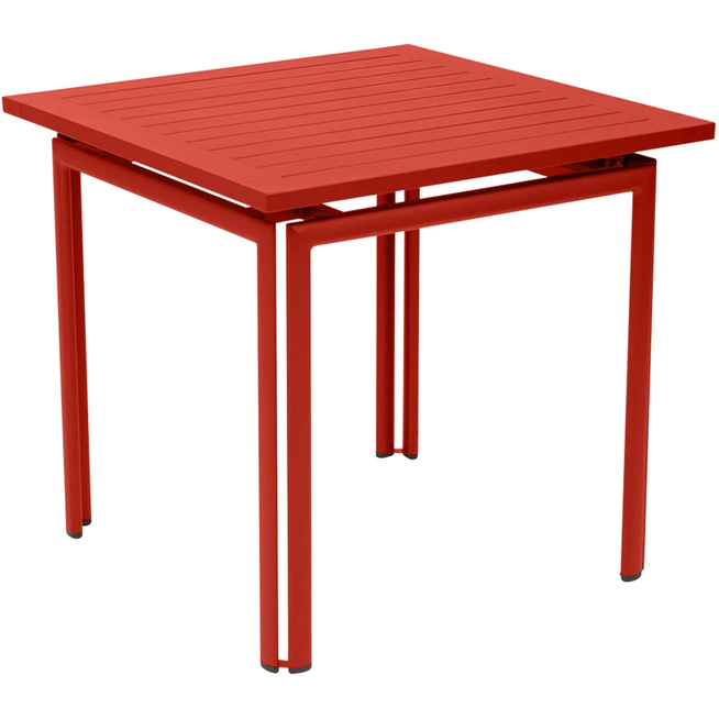 Photo of Costa Table 80x80 Cm Capucine 45 - Matbord Utomhus - Orange - Metall