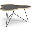 Thumbnail photo of Flower Table 84x90 Cm Black, 45cm, Oak Edge