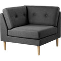 Thumbnail photo of L42 Firhøj Corner Sofa Module B: 90 cm - Dark Grey