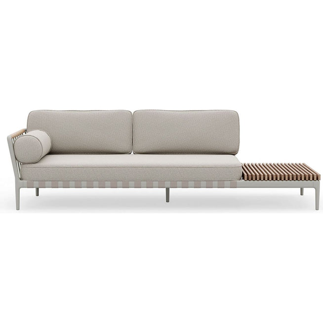 Photo of Open-air Sofa - Vipp720 - Garden Sofa - Meadow Light Grey - Open End