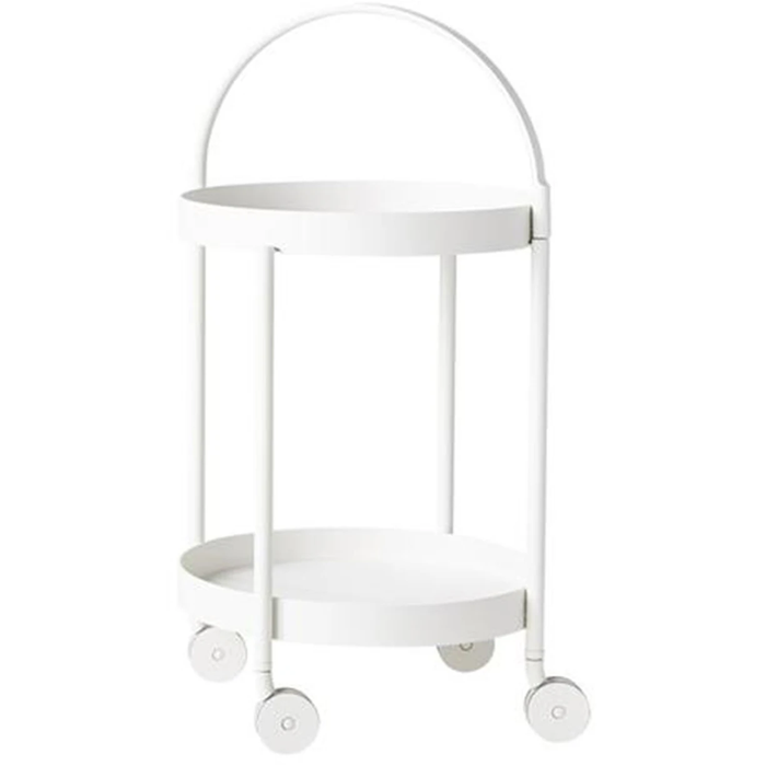 Roll Trolley, White, Aluminium - Small Tables & Side Tables Outdoor - Welling/Ludvik - White - Metal