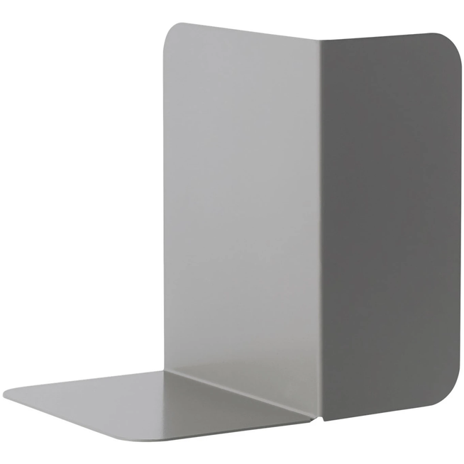 Photo of Compile Bookend Grey - Bookends & Newspaper Stand - Cecilie Manz - Grey