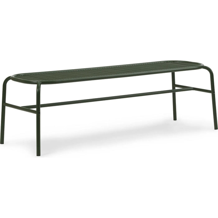 Photo of Vig Bench - Garden Bench - Dark Green - L150 X W50 X H46 Cm
