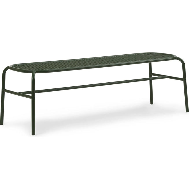 Photo of Vig Bench - Garden Bench - Dark Green - L150 X W50 X H46 Cm