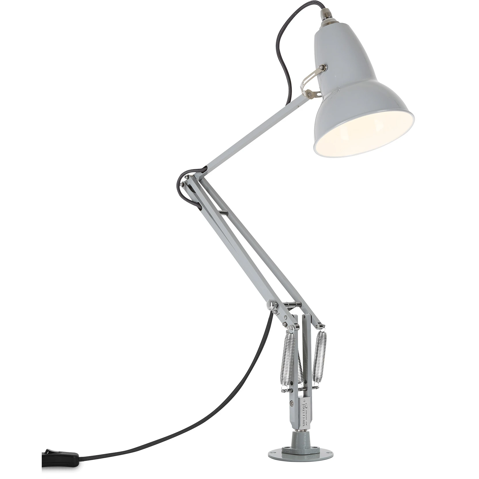 Original 1227 Desk Lamp Fixed Base Dove Grey - Desk Lamps - George Carwardine - Grey