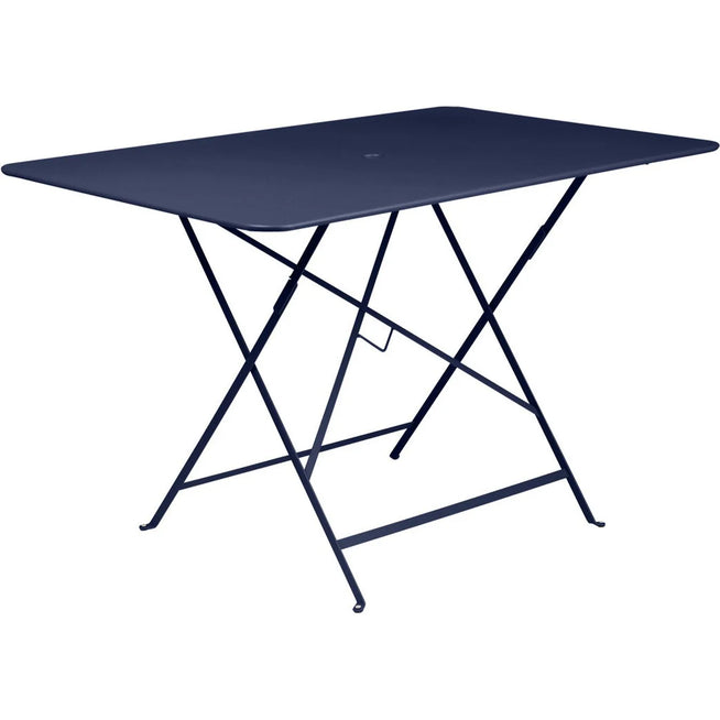 Photo of Bistro Table 117 x 77 cm - Deep Blue - Outdoor Dining Table - Metal