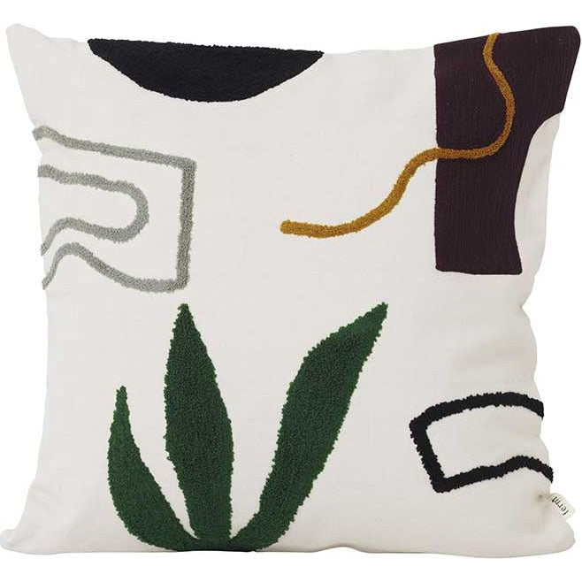 Photo of Mirage Cushion - Pude - Leaf - W: 50 X H: 50 X D: Cm