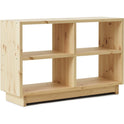 Plank Bookcase Low - Reol - Pine