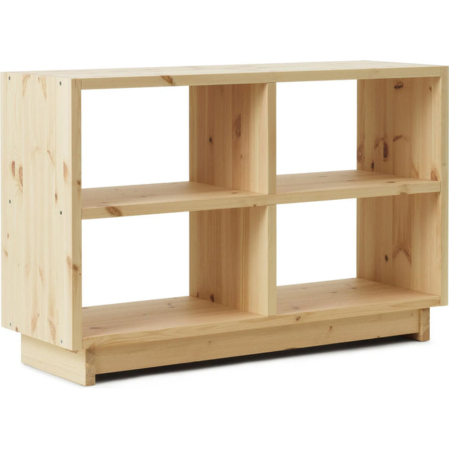 Photo of Plank Bookcase Low - Reol - Pine
