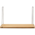 B145 Shelf W/brackets Shelf 20x45 Cm Oak
