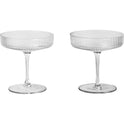 Ripple Champagne Saucer (set Of 2) - Champagneglas