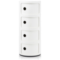 Thumbnail photo of Modular 4985, White, 4 Compartments - Hurtsar - Anna Castelli Ferrieri - Vit - Plast