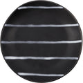 Thumbnail photo of Line plates black/brown set of 6 pcs
