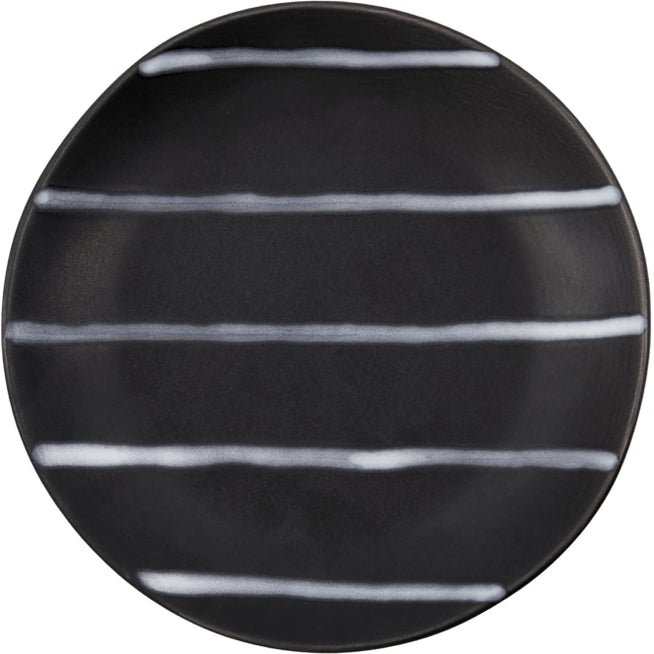 Photo of Line plates black/brown set of 6 pcs