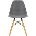 Eames Plastic Chair Dsw - 56 Granite Grey/golden Maple - Matstolar - Charles & Ray Eames - Grå - Metall/trä/plast