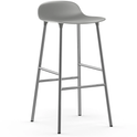 Form Bar Stool 75 Cm Chrome