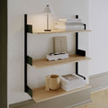 Thumbnail photo of New Works Wall Shelf - Hylde - 190 - Oak / White - H190 X W83.5 X D30.5 Cm