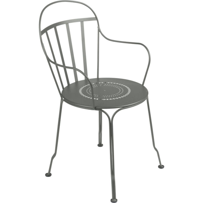 Photo of Louvre Armchair Rosemary 48 - Outdoor dining chairs - Green - Metal