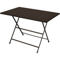Thumbnail photo of Arc En Ciel Folding Table 110 cm, Indian Brown - Garden Table - Brown - Metal