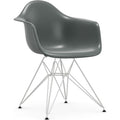 Eames Plastic Armchair Dar - 23 Ice Grey - White Base - Matstolar - Charles & Ray Eames - Grå - Metall/plast