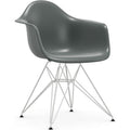 Thumbnail photo of Eames Plastic Armchair Dar - 23 Ice Grey - White Base - Dining Chairs - Metal/plastic