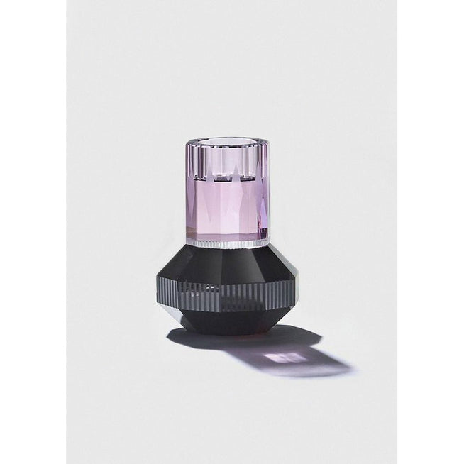 Photo of Chicago Rose/clear/black T-light Holder - Candlesticks & Candle Holders - Andrea Larsson - Multicolour