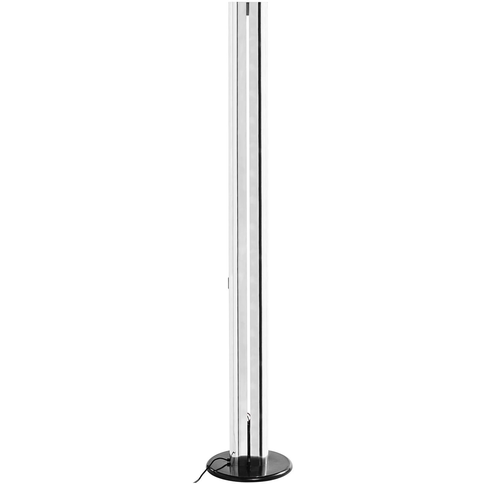 Megaron Led Floor Lamp 3000K Polished Aluminum - Shade Lamps - Gianfranco Frattini - Silver