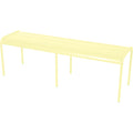 Thumbnail photo of Luxembourg 3/4 Seater Bench Frosted Lemon A6 - Garden Benches - Yellow - Metal