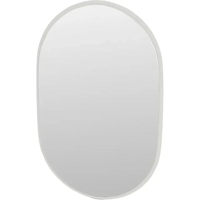 Photo of Look Oval Mirror - Nordic - Half-length Mirrors - Grey