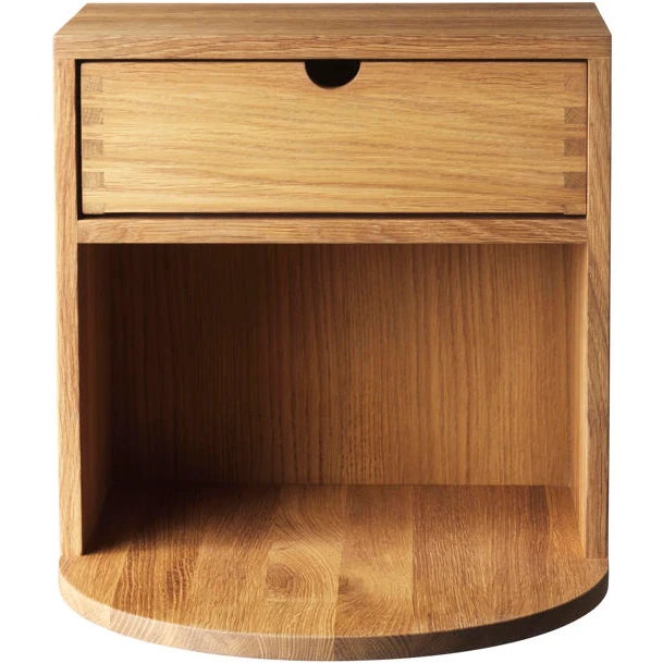 B99 Radius Wall Cabinet Oak Nature Oiled