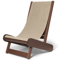 Thumbnail photo of Hemi Lounge Chair  - Loungestol - Dark Stained/natural - W67 X D76.5 X H104.5 Cm