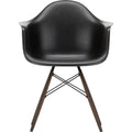 Eames Plastic Armchair Daw - 12 Deep Black - Dark Maple - Matstolar - Charles & Ray Eames - Svart - Metall/trä/plast
