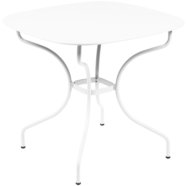 Photo of Opera+ Carronde Table 82 X 82, Cotton White - Matbord Utomhus - Vit - Metall