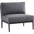 Conic Single Modul, Grey, Cane-line Softtouch - Utomhussoffor - Foersom & Hiort-lorenzen Mdd