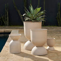 Thumbnail photo of Hourglass Pots - Urtepotte - Cashmere