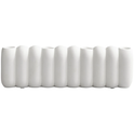 Tube Candle Holder Bone White