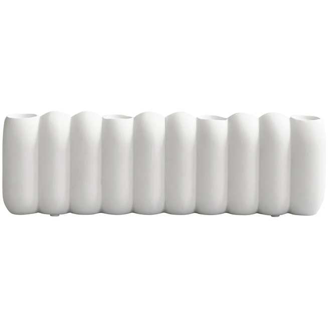 Photo of Tube Candle Holder Bone White
