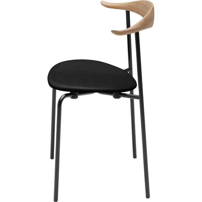 Photo of CH88P Dining Chair - Black Powder Coated Steel