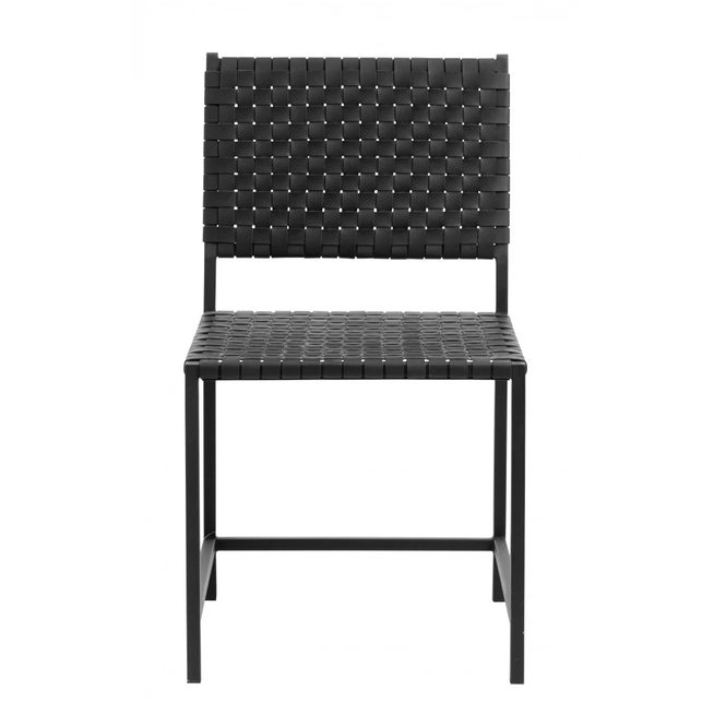 Photo of Black Leather Chair