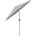 Hyde Luxe Tilt Parasol, 3x3 M - without cover, without stones, taupe&wood look