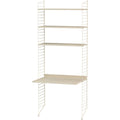 Thumbnail photo of String Golvgavel 200, Beige, 2-pack - Hyllsystem - Nils Strinning - Beige - Metall