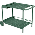 Luxembourg Side Bar/trolley Bar, Cedar Green - Small Tables & Side Tables Outdoor - Frédéric Sofia - Green - Metal