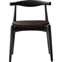 CH20 Elbow Chair - Black Lacquered Oak