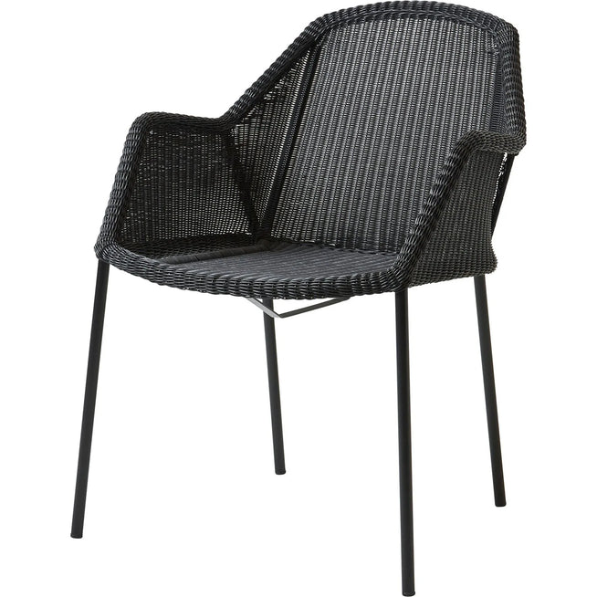 Photo of Breeze Chair 5464 Li/ls/lw - Garden Chair - Black - B: 60 X D: 62 X H: 83 X Sh: 45 Cm