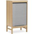 Thumbnail photo of Jalousi Cabinet - Grey / Low - L: 55 X D: 40 X H: 101,5 Cm