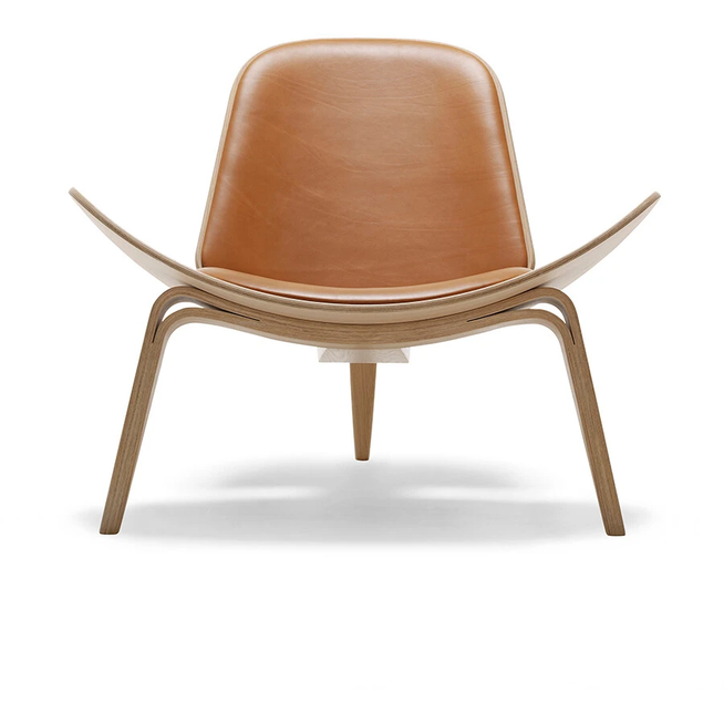 Photo of Ch07 Shell Chair, Oak Oil/Loke 7748 by Hans J. Wegner