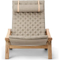 Thumbnail photo of FK10 Plico Armchair Fabric Canvas Natural-oiled Oak