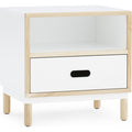 Thumbnail photo of Kabino Bedside Table - Bedside Table - White - L: 50 x D: 41 x H: 50 cm